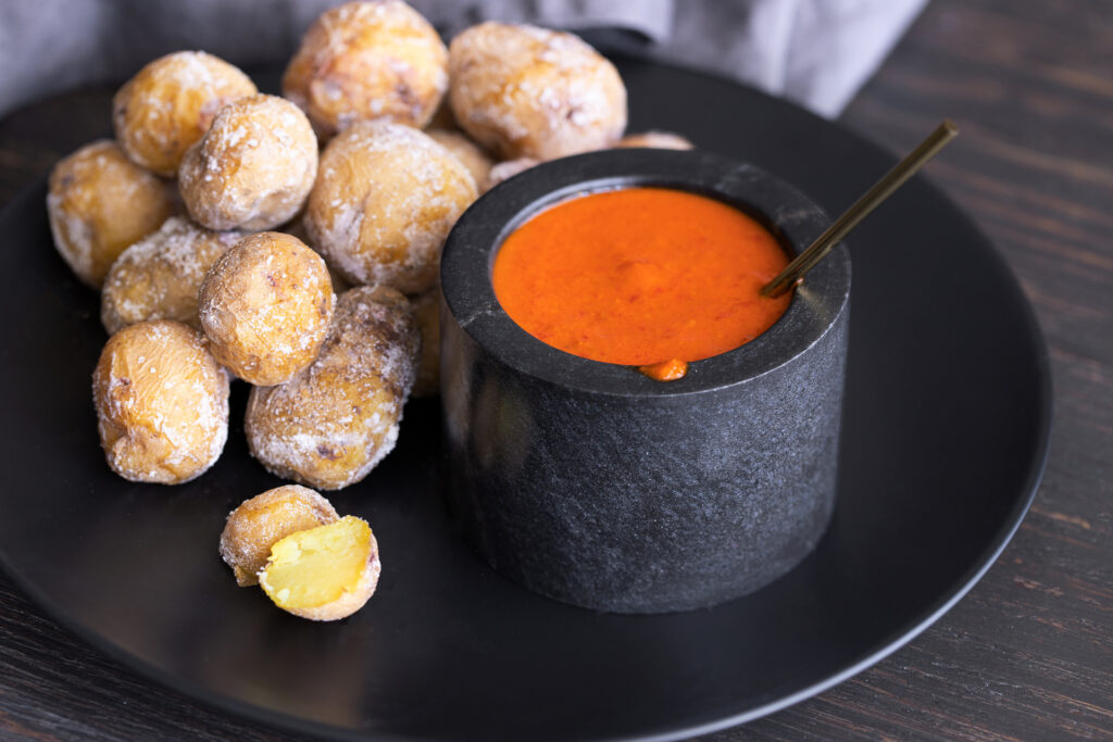 Papas arrugadas con mojo Papas arrugadas con mojo